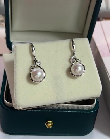 Mothers Day Gifts for Mom Women Wife Anniversary, Pearl Earrings, Birthday Day Gift Christmas Day Fine Jewelry Gifts for Women Wife, Valentine's Day for Her in Saudi Arabia