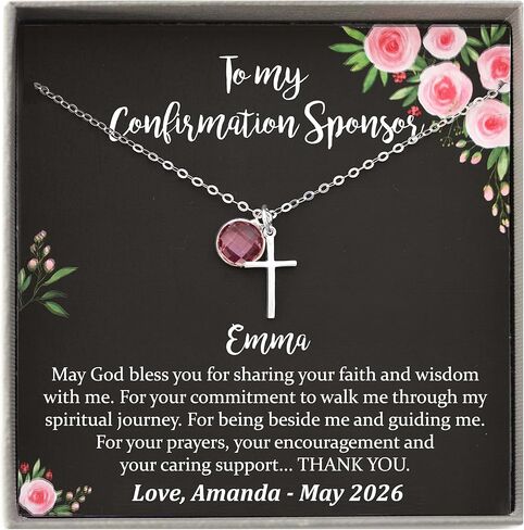 هدايا الراعي للتأكيد من Be Wished للنساء، قلادة رائعة مصنوعة يدويًا مع رسالة ذات معنى، جاهزة لتقديم المجوهرات in Kuwait