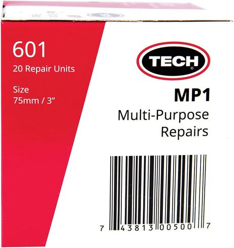 MP-1 Multi-Purpose Tire Repair Patch, 3" (75mm) - Puncture Repair Unit for Radial and Bias Tires - Round, Box of 20 in Kuwait