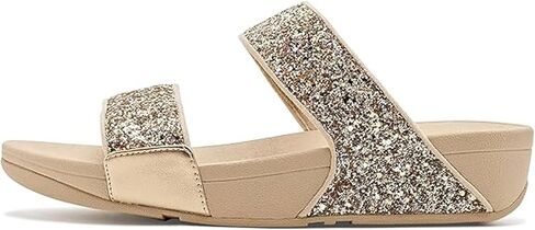 FitFlop Lulu Multi-Tonal Glitter Slides in Kuwait