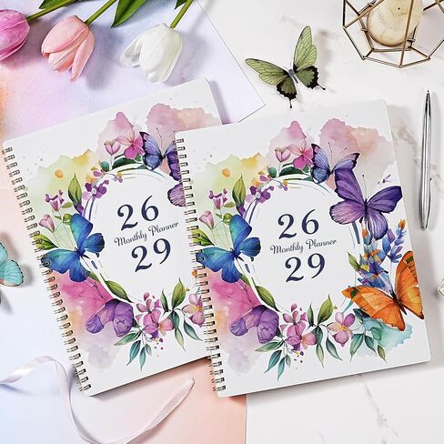 2026-2029 Monthly/Calendar Planner - 3 Year Monthly Planner 2026-2029, July 2026 - June 2029, 9" x 11", 36- Month Calendar with Colorful Tabs, Inner Pocket in Kuwait