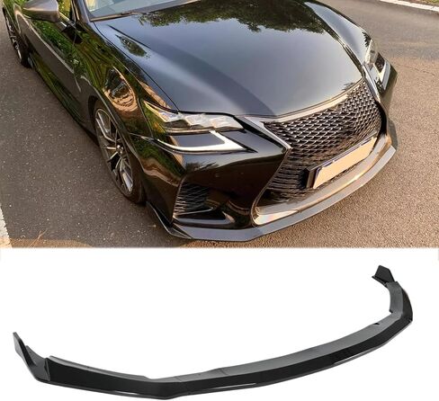 Front Bumper Lip for Lexus GS-F 2015-2020 Front Spoiler Splitter Diffuser (Carbon Fiber Painted) in Kuwait