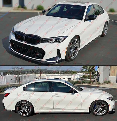 CMST Style Glossy Black Side Skirt Extension Compatible for 2019-2025 BMW G20 330i 330e M340i in Saudi Arabia