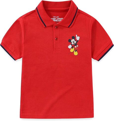 Disney Mickey Mouse Boys Short Sleeve Polo Shirt for Toddler and Big Kids in Kuwait