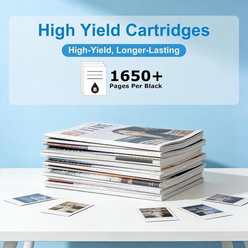 952XL Black Ink Cartridges Compatible for HP 952 Ink Replacements for HP 952 Balck Ink 952xl Work with HP Printer OfficeJet Pro 7740 8710 8715 8720 8702 8732M 8736 8715 8725 8730 8743 Printer(2 Black) in Kuwait