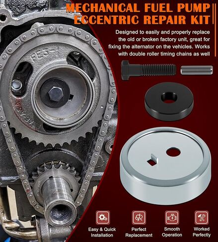 Mechanical Fuel Pump Eccentric Repair Kit Fits for Ford 385 Series Big Block BBF 370 429 460 514 and SBF 260 289 302 331 347 351C 351W 5.0 408, Fuel Pump Cam Lobe - Fuel Pump Eccentric Kit in Saudi Arabia