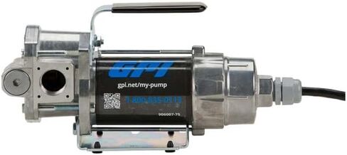 GPI - G8P مضخة نقل الوقود المحمولة، فوهة الإغلاق اليدوي، 8 جالون في الدقيقة، 12 فولت (147000-01) in Kuwait