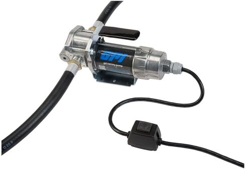 GPI - G8P مضخة نقل الوقود المحمولة، فوهة الإغلاق اليدوي، 8 جالون في الدقيقة، 12 فولت (147000-01) in Kuwait