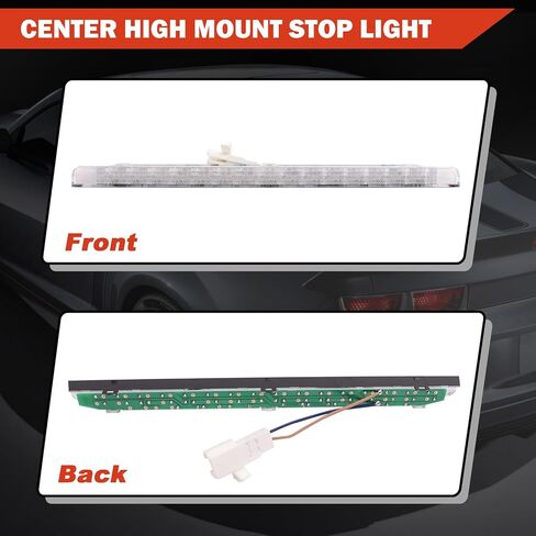 923-090 Third Brake Light Assembly Center High Mount Stop Light Compatible with Chevy Camaro 2010-2013 3rd Brake Light Replace 22854063 92208315 in Kuwait