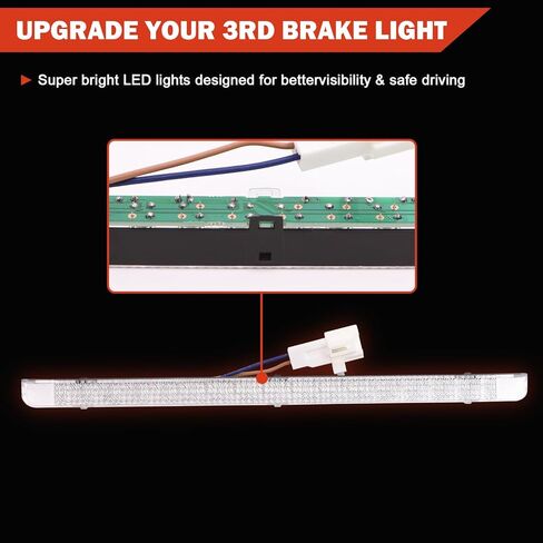 923-090 Third Brake Light Assembly Center High Mount Stop Light Compatible with Chevy Camaro 2010-2013 3rd Brake Light Replace 22854063 92208315 in Kuwait