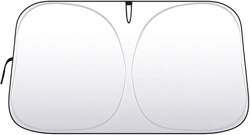 MLY Car Windshield Sun Shade, Thickened Car Window Sunshade, Foldable Reflective Sun Shield for Heat and UV Protection, Universal Windshield Sun Shade Fit for Cars, Trucks, SUVs (55 x 27.5 inch) in Kuwait