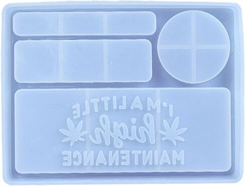 Resin Molds for Resin and Resin Rolling Tray Mold Large Silicone Tray Mold for Jewelry Holder Cosmetics Silicone in Kuwait