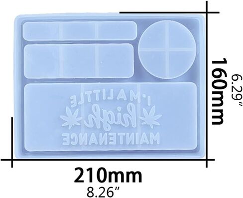 Resin Molds for Resin and Resin Rolling Tray Mold Large Silicone Tray Mold for Jewelry Holder Cosmetics Silicone in Kuwait