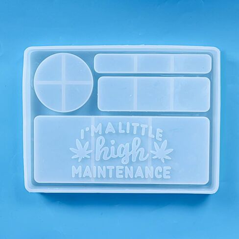 Resin Molds for Resin and Resin Rolling Tray Mold Large Silicone Tray Mold for Jewelry Holder Cosmetics Silicone in Kuwait