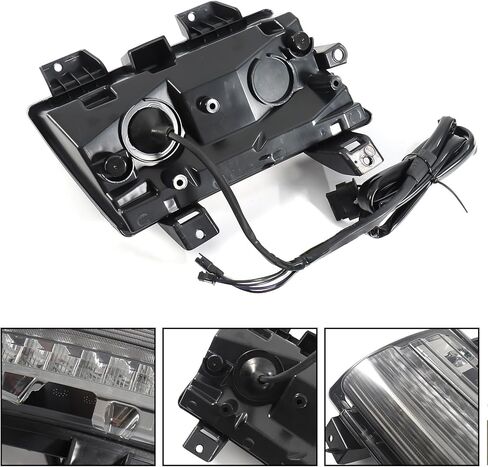 GearUp Sequential Flashing Turn Signal Lamp & Side Marker Light for Jeep Wrangler JL 2018-2023 & Gladiator JT OE Dula Halogen Smoke Lens Fender Lights(Not Fit JL Sport, JLU & Willys) in Kuwait