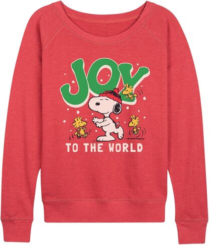Peanuts - Snoopy Joy - Women's French Terry Long Sleeve Pullover in Saudi Arabia