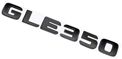GLE350 Emblem Decal Car Numbers Letters Decal Plating Badge 3D Metal Style Fit for GLE350 Car Model Black in Kuwait