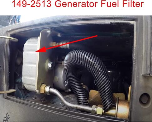 149-2513 1492513 Fuel Filter Onan Cummins Replacement for RV Generator HDKAH HDKCB HDKAJ HDCAA HDCAB HDKAK HDKBA HDKCA Quiet Diesel 5 Microns Replaces 25010487 BF-806 33063 PF-888 in Kuwait