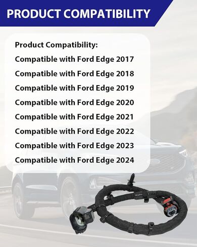 H2GZ-14A411-A Parking Brake Jumper Wiring Harness for Ford Edge 2017-2024 | Driver Side Jumper Wiring H2GZ14A411A | Rear Electronic Brake Cable Connector Assembly in Kuwait