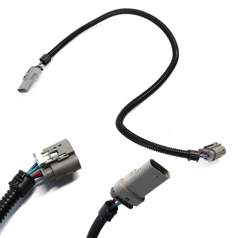 2Pcs 24" 4 Pin O2 Oxygen Sensor Extension Harness Wires for C7 Z06 Corvette Camaro LT1 LT4 LT5 Gen V SUV Flat Connector Grey in Saudi Arabia
