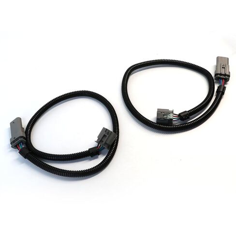 2Pcs 24" 4 Pin O2 Oxygen Sensor Extension Harness Wires for C7 Z06 Corvette Camaro LT1 LT4 LT5 Gen V SUV Flat Connector Grey in Saudi Arabia