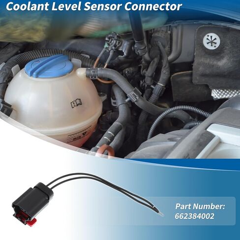 Coolant Level Sensor Connector for Freightliner Cascadia 2008-2023 9245205/0662384002 2 Pin Connector Pigtail for Coolant Level Sensor W/Heat Shrinks Set Coolant System Sensor Co in Saudi Arabia