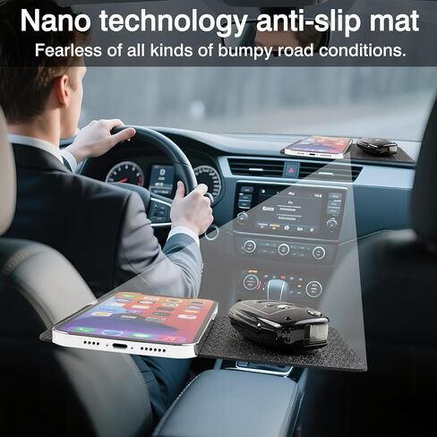 Anti-Slip Sticky Multi-Purpose Pad – 2-Pack Extra-Thick Non-Slip Cell Pad for Car, Home, Office – 6.5" x 4.5" Dashboard Grip Mat in Kuwait