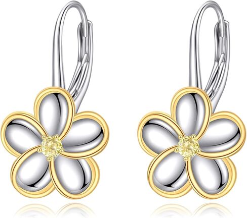 Bee Earrings 925 Sterling Silver Amber Bee Dangle Jewelry Present for Women in Kuwait