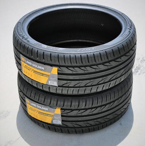 Set of 2 (TWO) Landgolden LG27 All-Season Passenger Car High Performance Radial Tires-245/35R20 245/35ZR20 245/35/20 245/35-20 95W Load Range XL 4-Ply BSW Black Side Wall UTQG 500AA in Kuwait