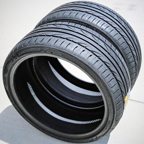 Set of 2 (TWO) Landgolden LG27 All-Season Passenger Car High Performance Radial Tires-245/35R20 245/35ZR20 245/35/20 245/35-20 95W Load Range XL 4-Ply BSW Black Side Wall UTQG 500AA in Kuwait
