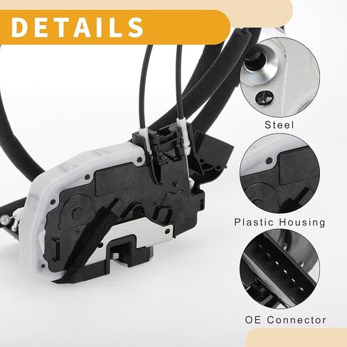 محرك قفل الباب الكهربائي المحرك الأمامي الأيسر للسائق مزلاج الباب الجانبي المحرك لنيسان 370Z 2009-2020 مع كابل in Kuwait