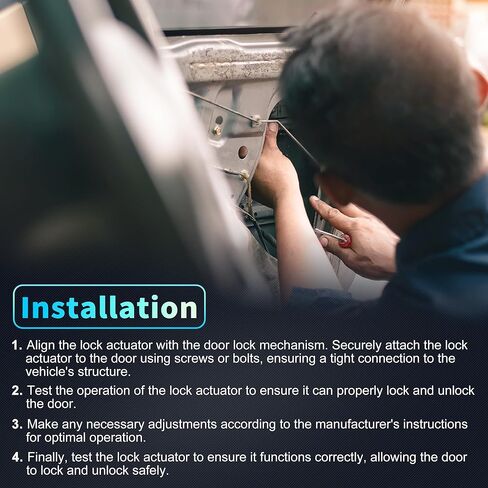 محرك قفل الباب الكهربائي المحرك الأمامي الأيسر للسائق مزلاج الباب الجانبي المحرك لنيسان 370Z 2009-2020 مع كابل in Kuwait