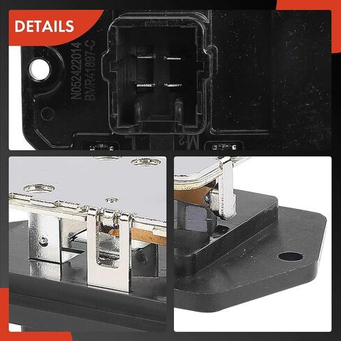 A-Premium HVAC Blower Motor Resistor Compatible with Honda Vehicles - Fit 2015-2020, HR-V 2016-2021 - Replace# 79330T5RA01 in Saudi Arabia