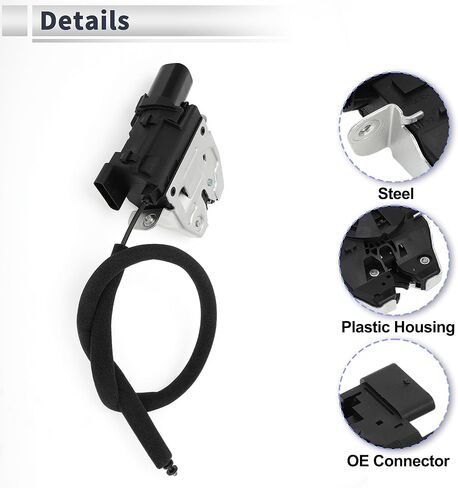 Rear Liftgate Door Lock Actuator for Mercedes-Benz S65 AMG 2015-2020 for Mercedes-Benz SL63 AMG 2013-2019 Tailgate Latch Assembly No.A2317500085/2317500085 with Cable in Saudi Arabia