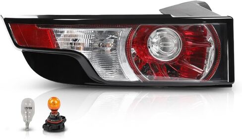 مجموعة مصابيح الفرامل الخلفية G-PLUS من الجانب الأيمن، مناسبة لسيارة Land Range Rover Evoque 2011-2015 LR074796 LR058816 LR057980 LR037710 LR025146، عدسات شفافة وحمراء باللون الأسود in Saudi Arabia