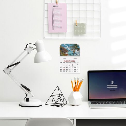 Yopyame 20PCS 2026 Mini Stick-on Calendar 3.35" x 2.56" Peel and Stick Academic Year Calendar, 12 Monthly, January to December 2026, Small Wall Calendars Car Calendars for Friends Office Refrigerator in Kuwait