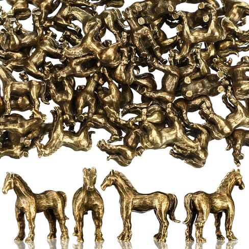 Civaner 24 Pcs Mini Metal Highland Cow Figurines Vintage Brass Highland Cow Miniatures 0.59 Inch Small Cows Statue for Home Office Bookshelf Tiny Vintage Statue to Hide Landscape Accessory in Saudi Arabia