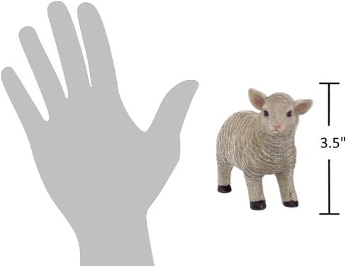The Bridge Collection Set of Two Lamb Decor Figures – Classic Farmhouse Sheep Styling – Easter Tabletop and Spring Display Decor in Saudi Arabia