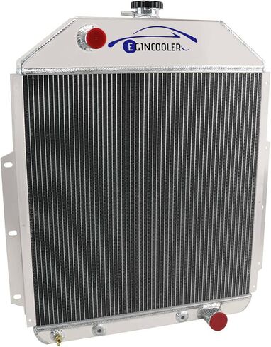 4 Row Core Aluminum Radiator for 1942-1952 Ford F1 F2 F3 F4 GM Chevy V8 with Shroud Fan and Relay in Saudi Arabia