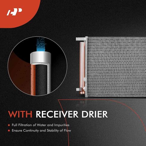 A-Premium Aluminum Radiator & AC Condenser Cooling Kit Compatible with Kia Sportage 2011-2016 & Hyundai Tucson 2010-2015, Automatic Transmission, 2-PC Set in Saudi Arabia