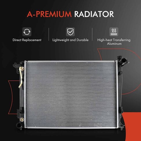 A-Premium Aluminum Radiator & AC Condenser Cooling Kit Compatible with Kia Sportage 2011-2016 & Hyundai Tucson 2010-2015, Automatic Transmission, 2-PC Set in Saudi Arabia