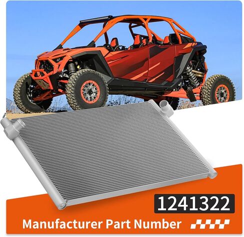 Radiator Assembly For Polaris RZR Pro R S 4 Turbo R 4 2022-2025 1241322 in Saudi Arabia