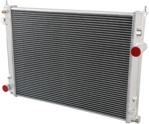 All Aluminum Radiator for 2009-2018 Chrysler 300, Dodge Challenger Charger 2.7 3.5 3.6 5.7 6.1 6.4 V6 V8 Engine, 3 Row Radiators 2010 2011 2012 2011 2013 2014 2015 2016 2017 in Kuwait