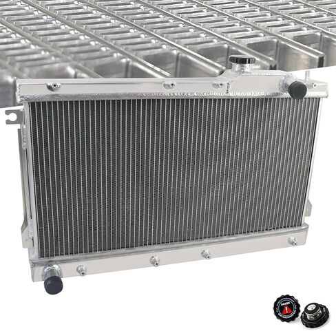 3 Row Aluminium Radiator Compatible with 1990-1997 Mazda MX-5 Miata 1.6L 1.8L 4cyl Petrol MT All Aluminium Core Radiators in Kuwait