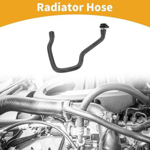 Radiator Hose No.11537592095 Engine Coolant Water Hose Pipe for BMW X3 3.0L 2011-2012 Rubber Black Good Sealing in Saudi Arabia