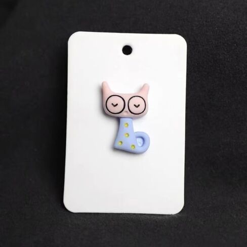 Cashmere Coat Brooch Cute-Eyed Kittens and Rabbits Pin Badge Decoration for Coats Scarves Hats Bags Travel Office in Saudi Arabia