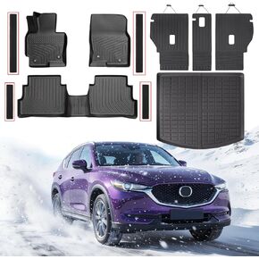 سجادات أرضية السيارة لسيارة Mazda CX-5 2013-2016، مع سجادات مسند الظهر وحصيرة صندوق السيارة وملحقات واقيات عتبة الباب، مجموعات كاملة من ملحقات حماية السيارة لجميع الأحوال الجوية لسيارة Mazda CX5 2013 2014 2015 2016 in Kuwait