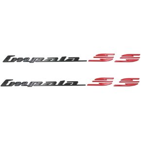 2Pcs 94-96 Impala Ss Rear Quarter Panel Emblems 3D Letter Badge Car Decal Nameplate Replacement for Impala (Chrome) in Kuwait