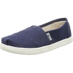 TOMS Unisex Child Classic Alpargata Sneaker, Navy Canvas, 3.5 Big Kid US in Kuwait