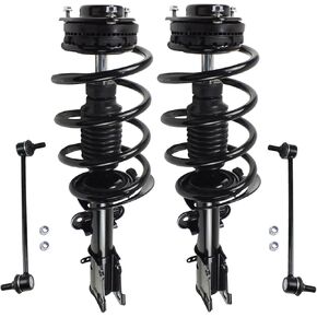 Front Struts Shock Absorbers & Sway Bar Links Suspension Kit for 2008-2016 Chrysler Town & Country (Exc. S), 2008-2019 Dodge Grand Caravan (Exc. RT, GT), Complete Assembly Replace 171128L 171128R in Kuwait